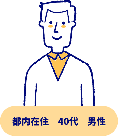 都内在住　40代　男性